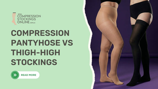 Compression Pantyhose vs Thigh‑high Stockings: key differences