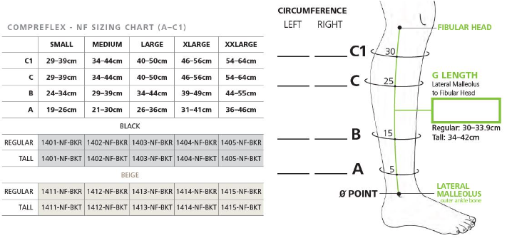 SIGVARIS Compreflex Calf Wrap: Get the Best Compression - Multiple Sizes Available