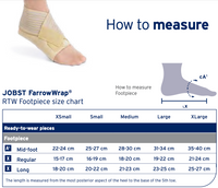 JOBST JOBST FarrowWrap Foot Piece Classes 2 & 3 (Tan Colou | CSO Medical Compression Stockings | CSO