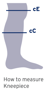 JOBST FarrowWrap Knee Pieces - Classes 2 & 3, Perfect for Daytime Wear  Wear (Tan Colour Only)