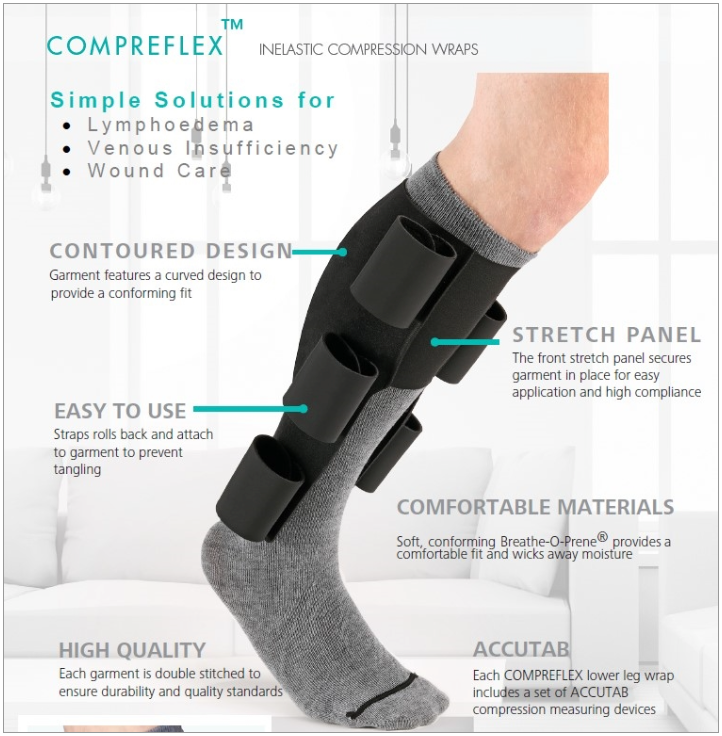 SIGVARIS Compreflex Calf Wrap: Get the Best Compression - Multiple Sizes Available