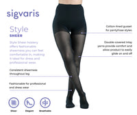 SIGVARIS Sheer Fashion Compression Stockings and Pantyhose for Women (15-20mmHg)