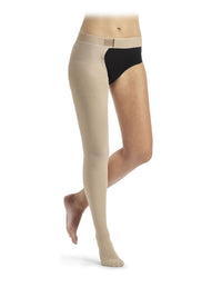 SIGVARIS Cotton Thigh High Compression Garments (Essential Thermoregulating) with Waist Attachment